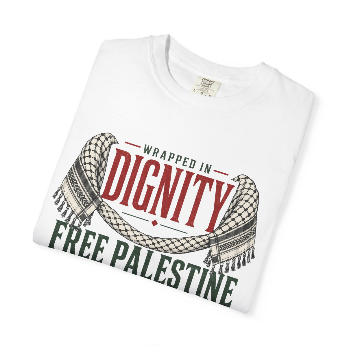 Wrapped in Dignity "Free Palestine" T-Shirt - UNISEX Tee