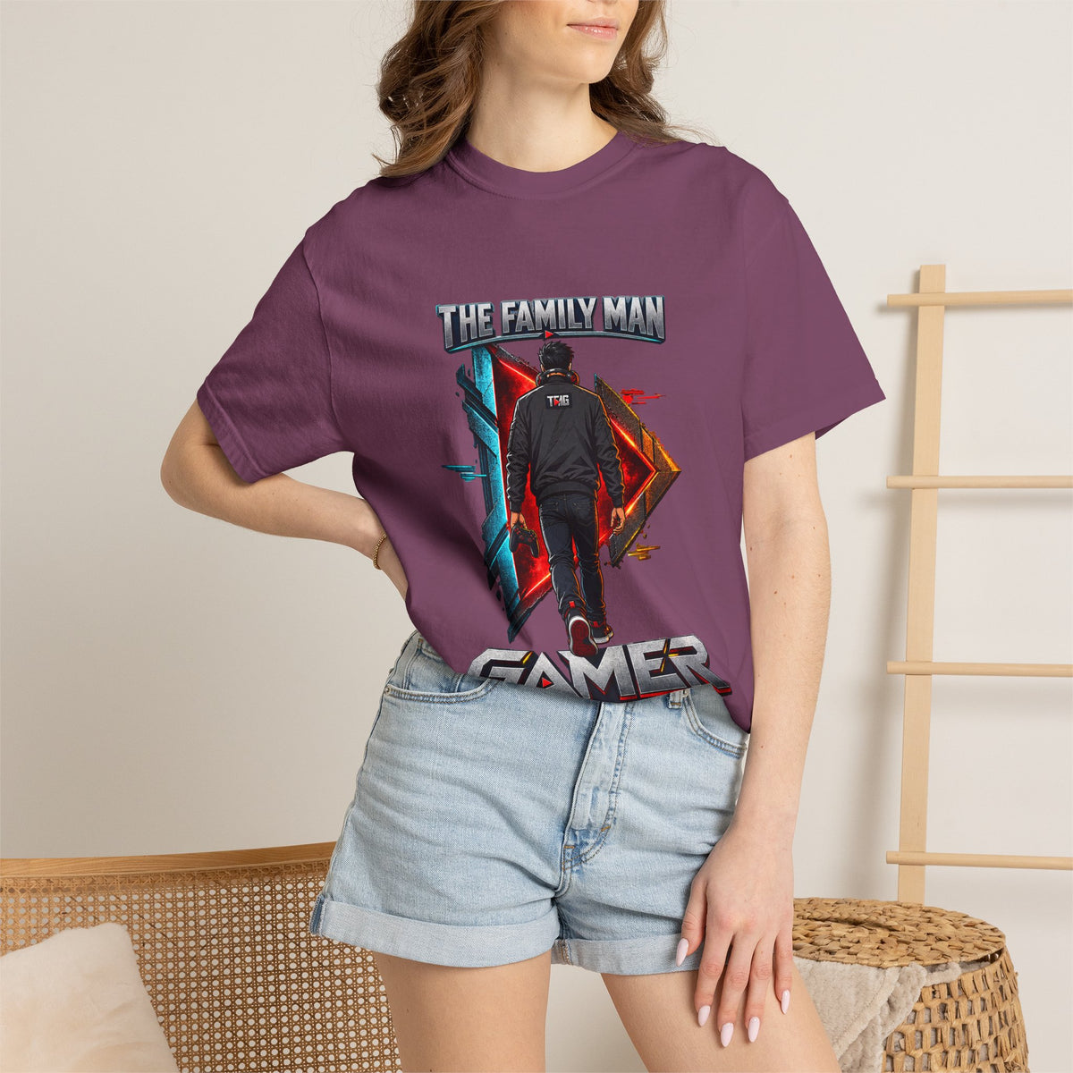 Gamer 'The Family Man' Graphic T‑Shirt