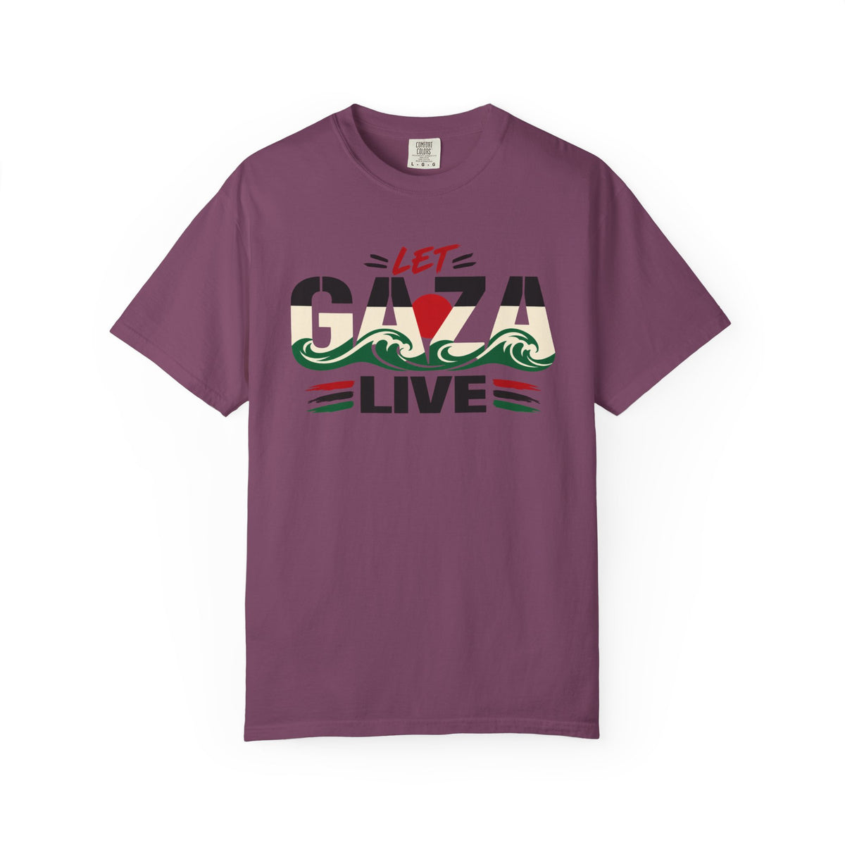 Let Gaza Live T-Shirt — Palestine Support Graphic Tee