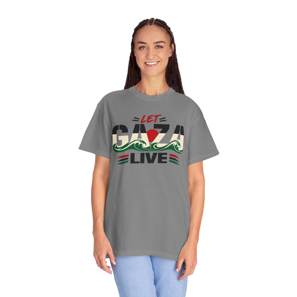 Let Gaza Live T-Shirt — Palestine Support Graphic Tee