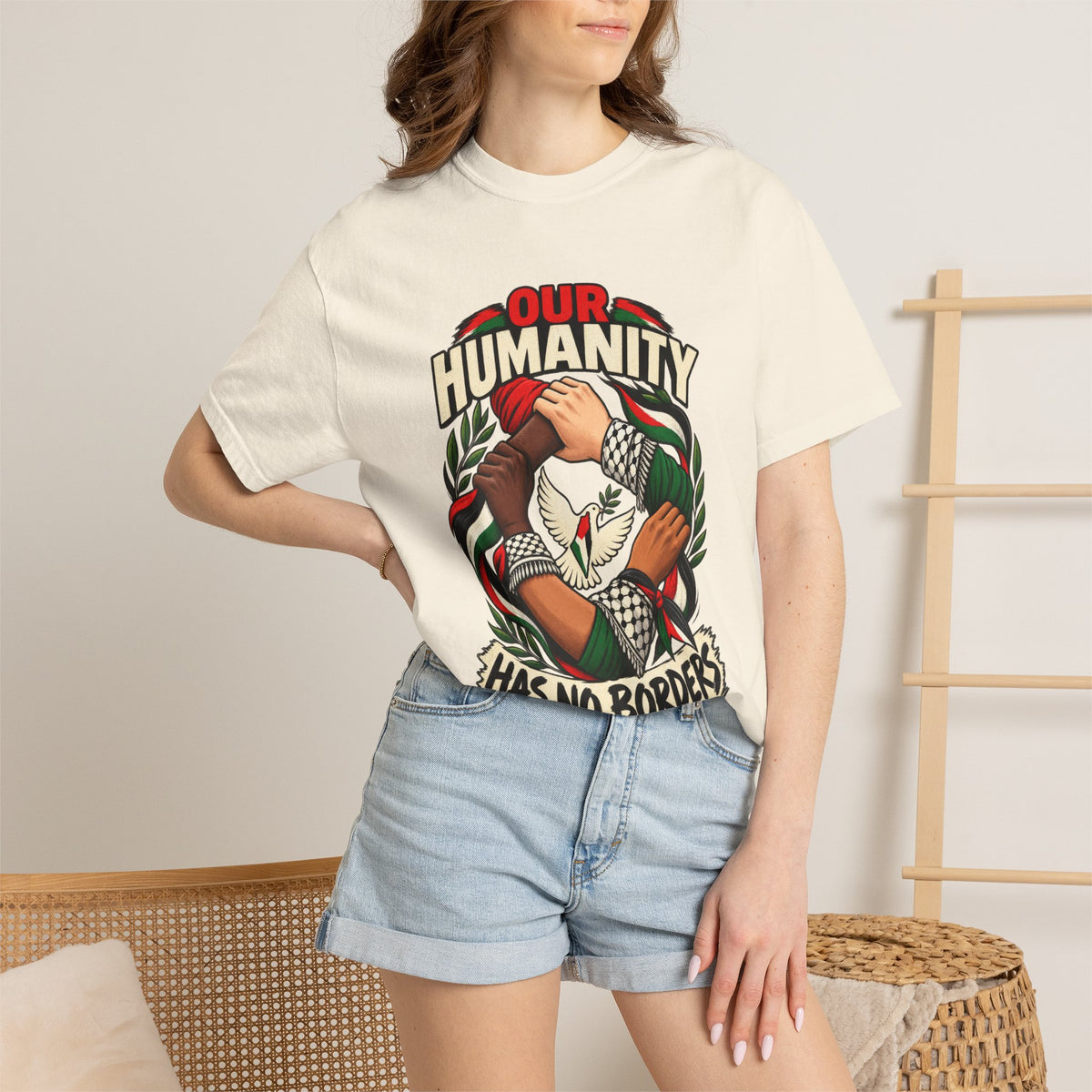 Humanity Has No Borders T-Shirt - Stand With Palestine T-Shirt