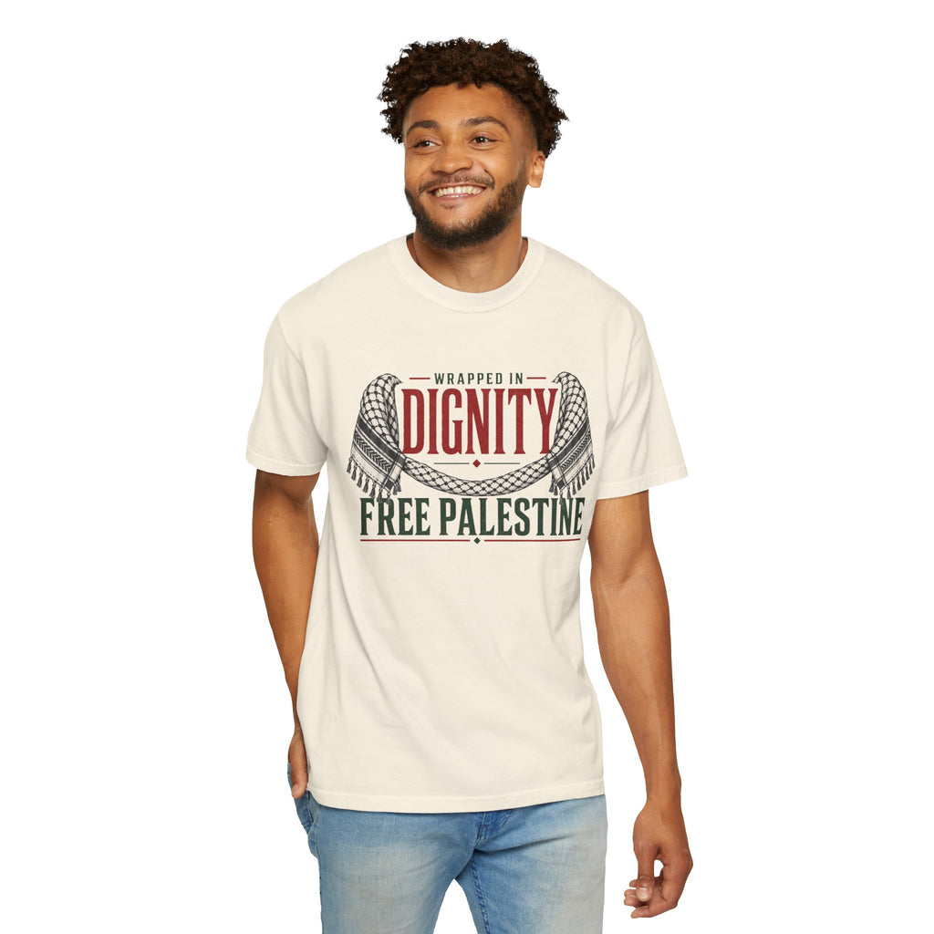 Wrapped in Dignity "Free Palestine" T-Shirt - UNISEX Tee