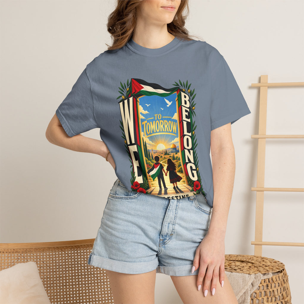 FREE Palestine "To Tomorrow We Belong" Graphic T-Shirt