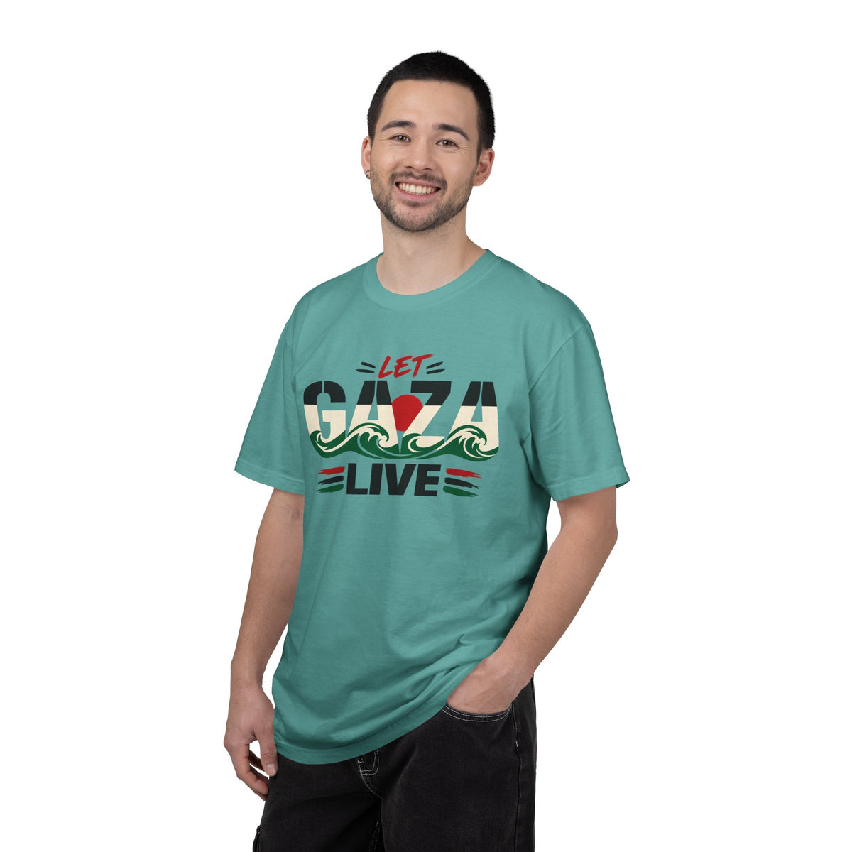 Let Gaza Live T-Shirt — Palestine Support Graphic Tee
