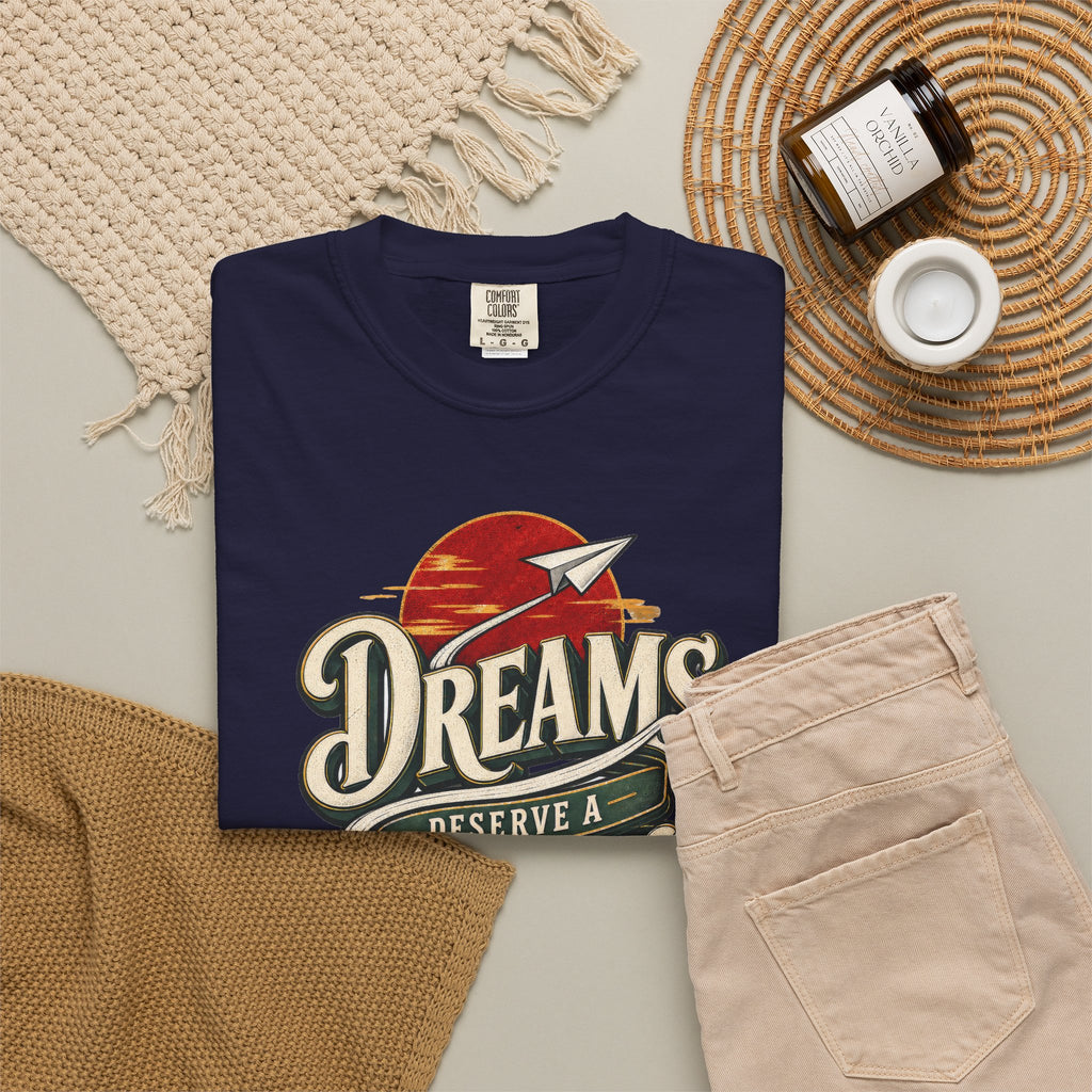 T-Shirt — "Dreams Deserve a Tomorrow: Free Palestine" Vintage Graphic Tee