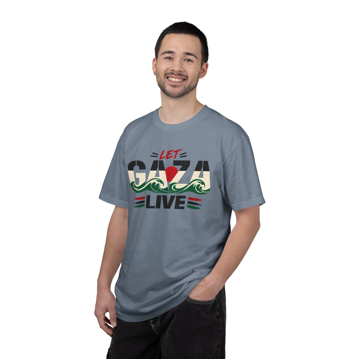 Let Gaza Live T-Shirt — Palestine Support Graphic Tee