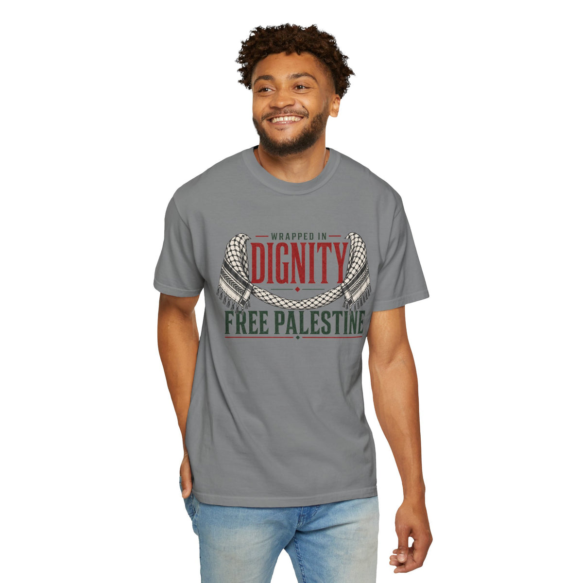 Wrapped in Dignity "Free Palestine" T-Shirt - UNISEX Tee