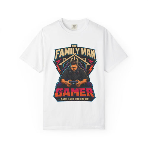 Gamer Dad T-Shirt — "The Family Man Gamer" Graphic Tee