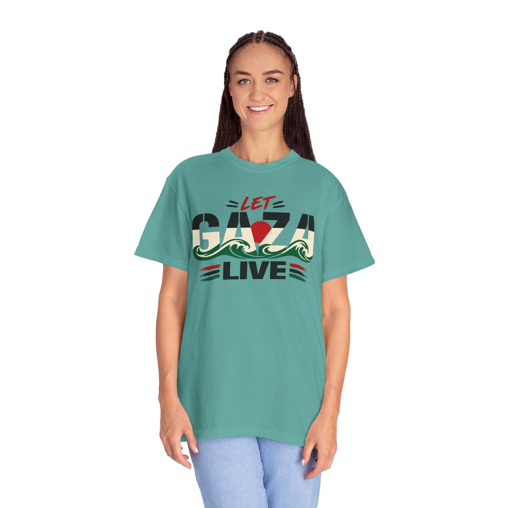 Let Gaza Live T-Shirt — Palestine Support Graphic Tee