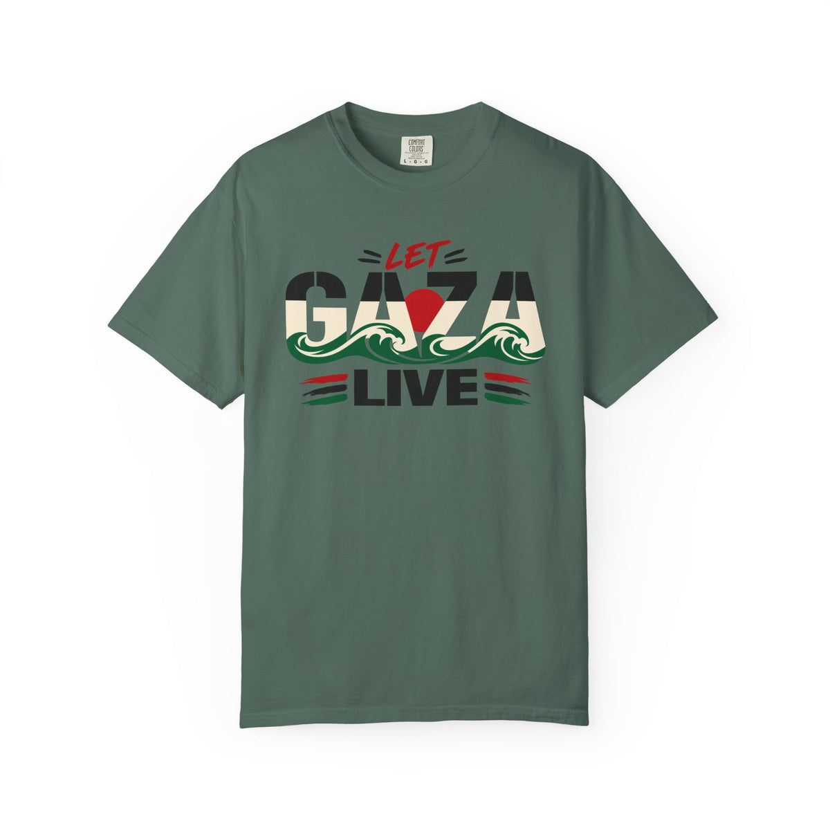 Let Gaza Live T-Shirt — Palestine Support Graphic Tee