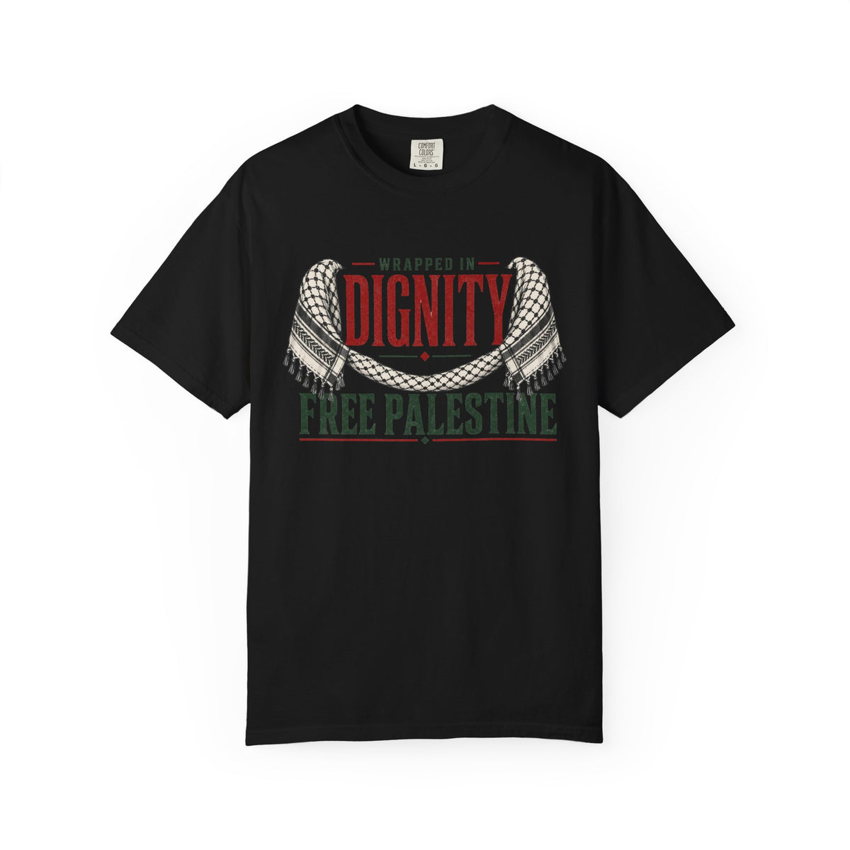 Wrapped in Dignity "Free Palestine" T-Shirt - UNISEX Tee