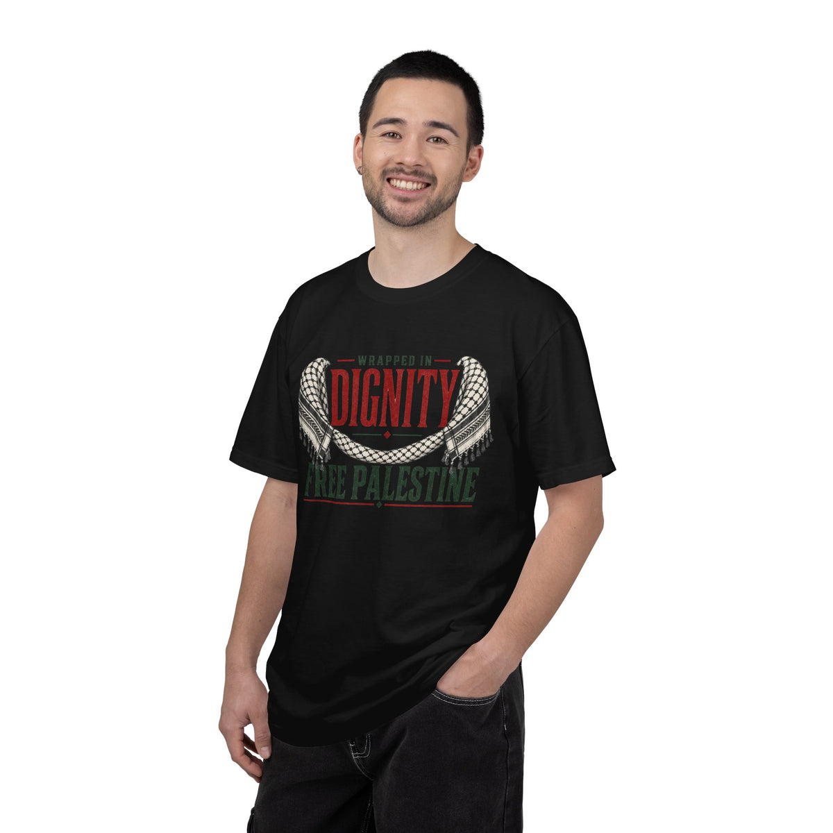 Wrapped in Dignity "Free Palestine" T-Shirt - UNISEX Tee