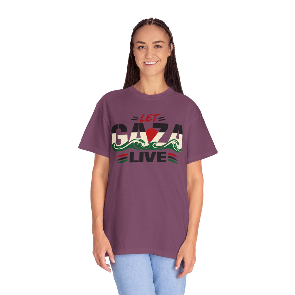 Let Gaza Live T-Shirt — Palestine Support Graphic Tee