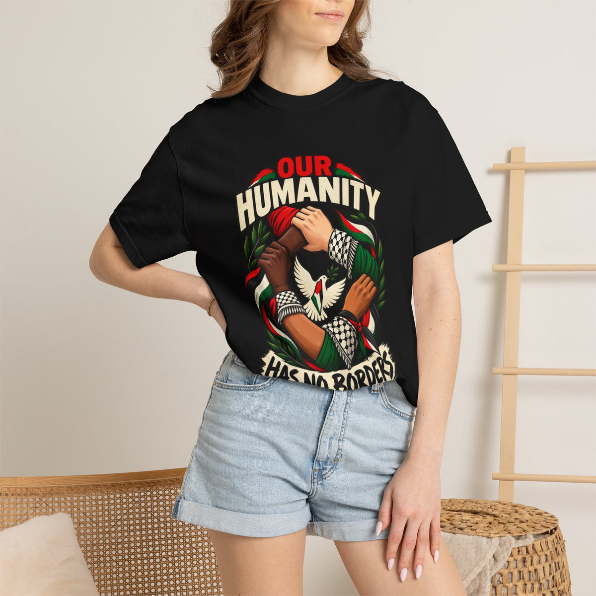 Humanity Has No Borders T-Shirt - Stand With Palestine T-Shirt