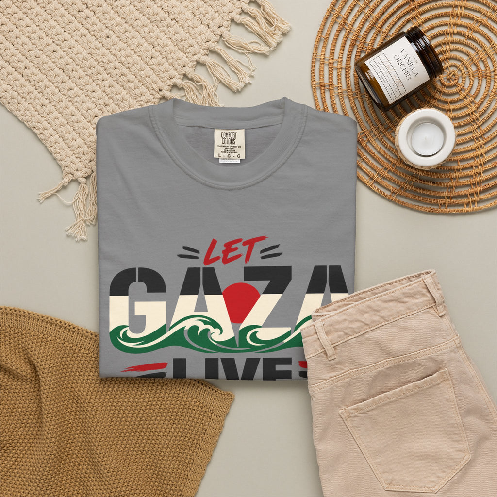 Let Gaza Live T-Shirt — Palestine Support Graphic Tee
