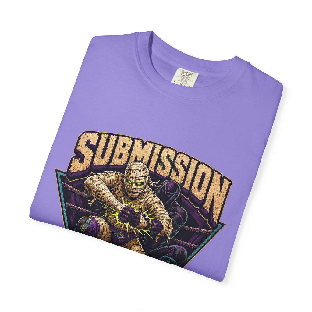 T-shirt « Submission Denied I Don't Quit » — T-shirt graphique de lutte pour Halloween