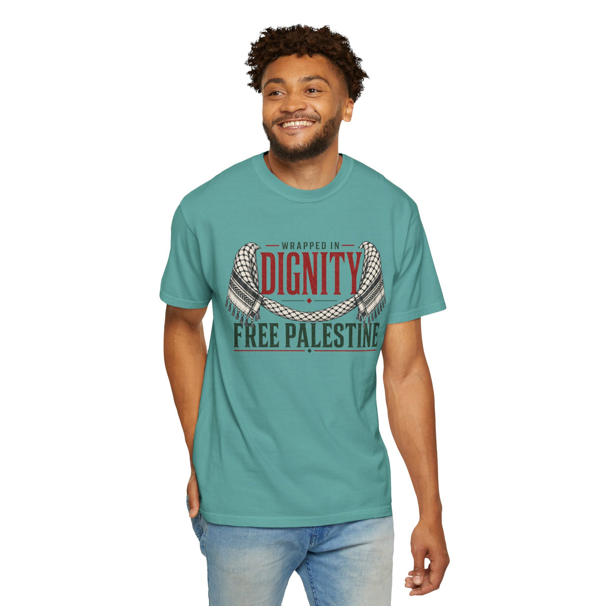Wrapped in Dignity "Free Palestine" T-Shirt - UNISEX Tee