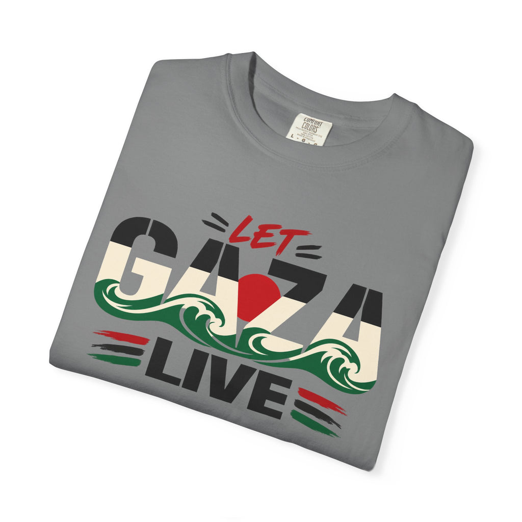 Let Gaza Live T-Shirt — Palestine Support Graphic Tee