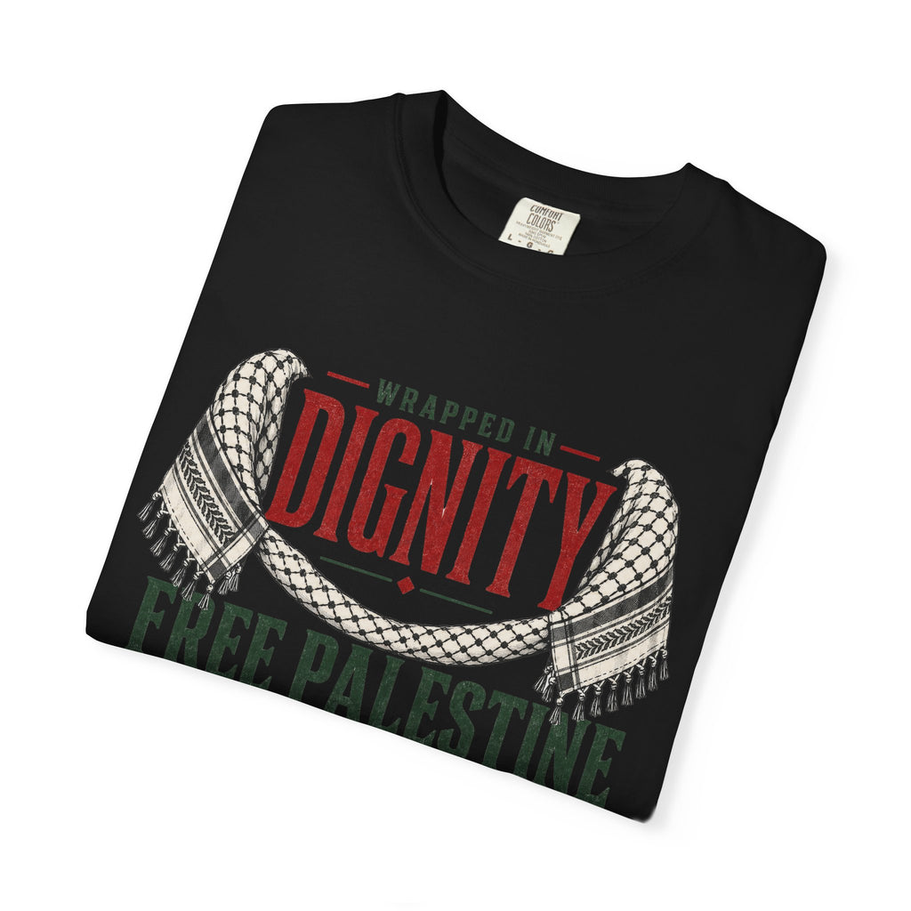 Wrapped in Dignity "Free Palestine" T-Shirt - UNISEX Tee