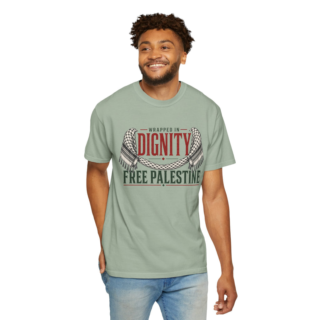 Wrapped in Dignity "Free Palestine" T-Shirt - UNISEX Tee