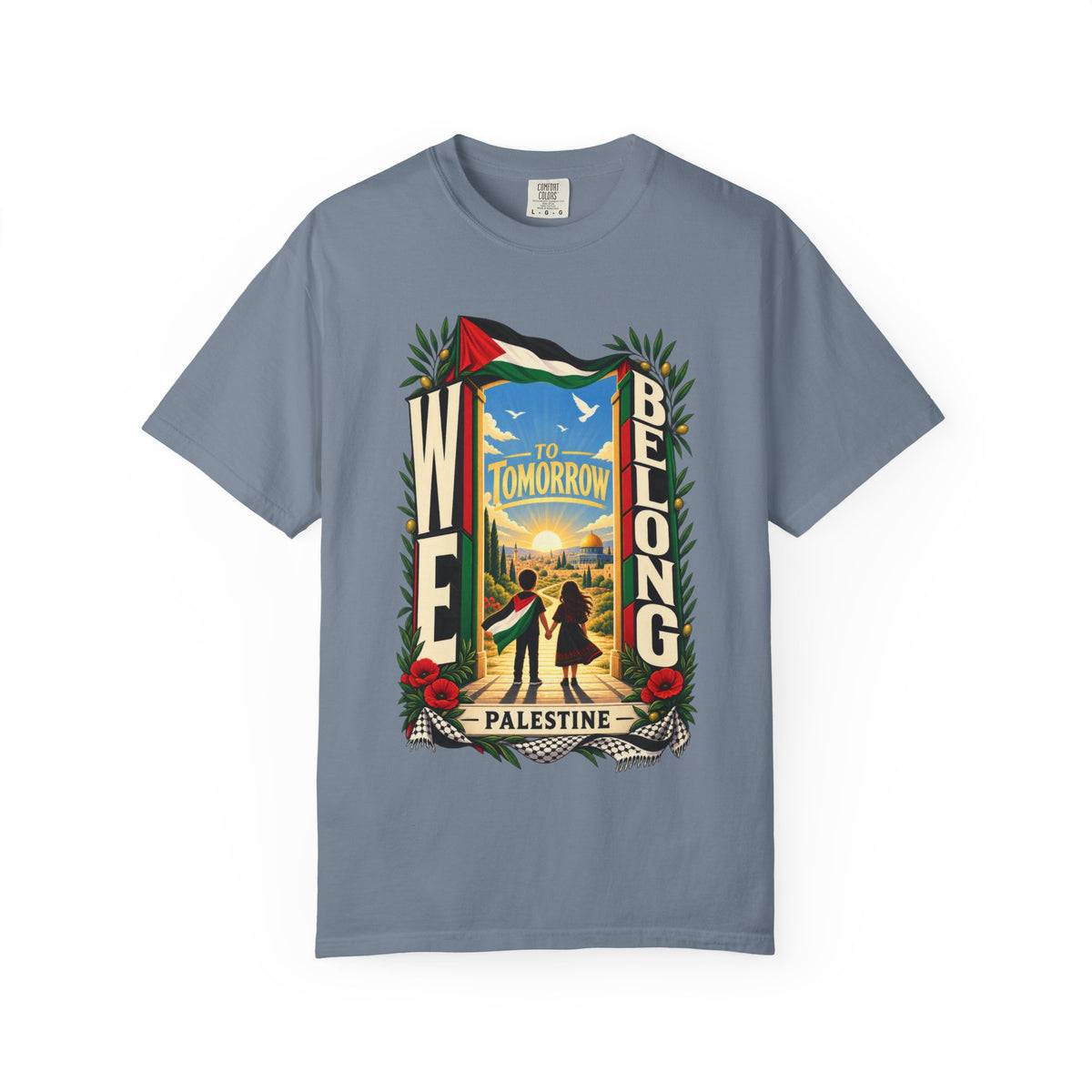 FREE Palestine "To Tomorrow We Belong" Graphic T-Shirt