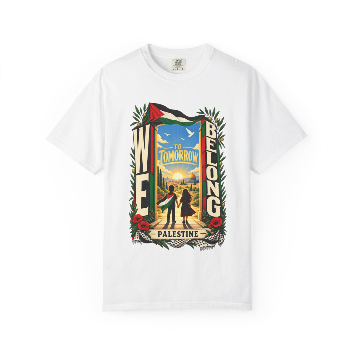 FREE Palestine "To Tomorrow We Belong" Graphic T-Shirt