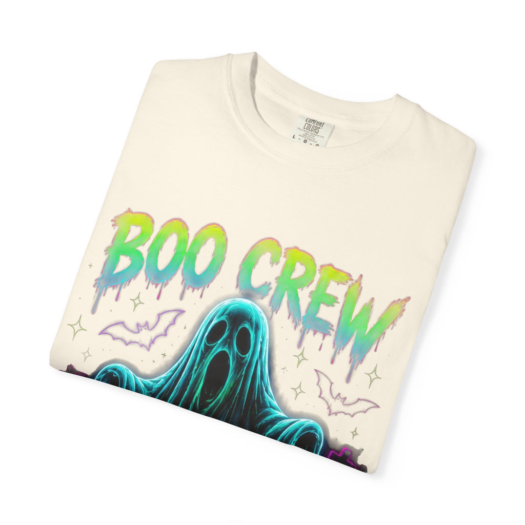 Boo Crew Halloween T-Shirt — Spooky All Day Ghost & Pumpkin Tee