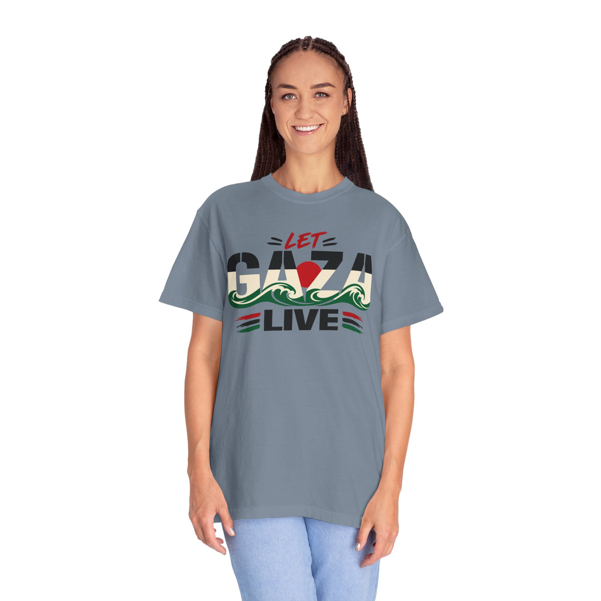 Let Gaza Live T-Shirt — Palestine Support Graphic Tee