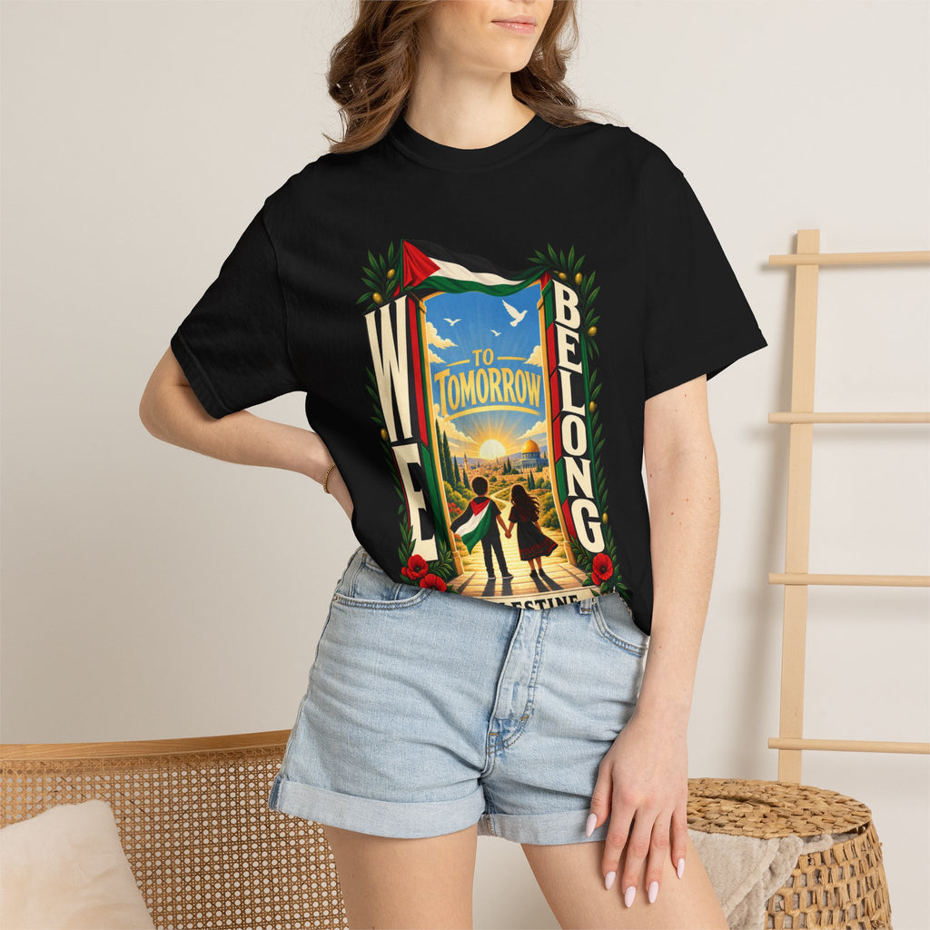 FREE Palestine "To Tomorrow We Belong" Graphic T-Shirt