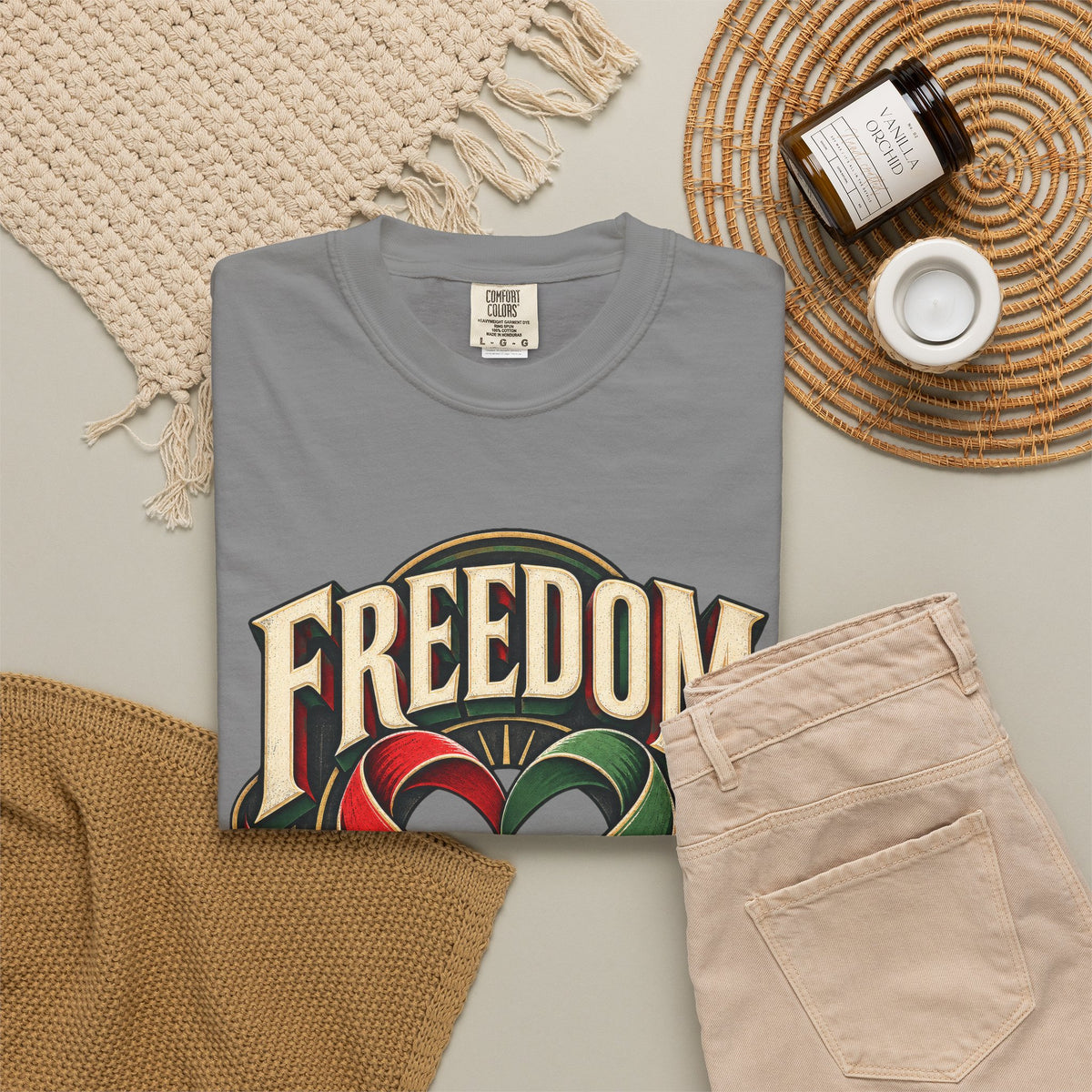 Freedom Begins With Humanity "Free Palestine" T-Shirt