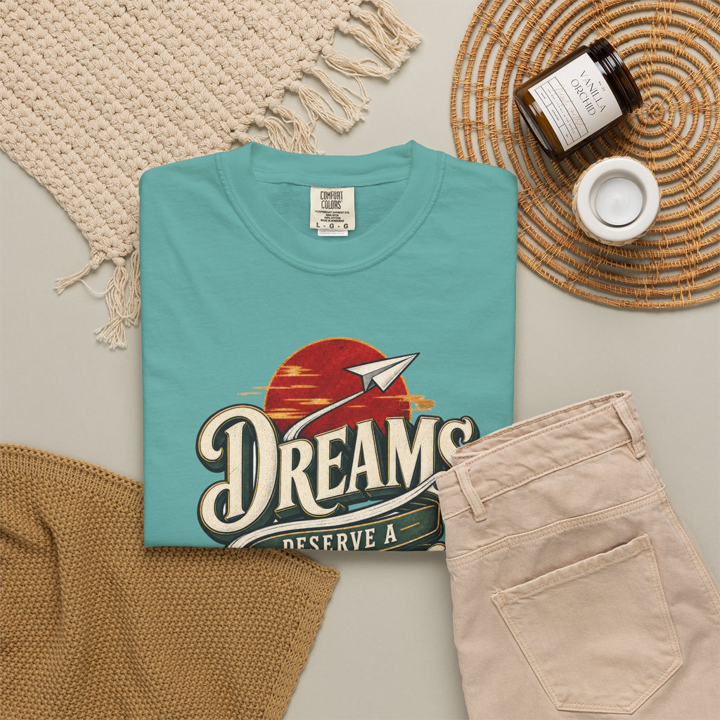T-Shirt — "Dreams Deserve a Tomorrow: Free Palestine" Vintage Graphic Tee