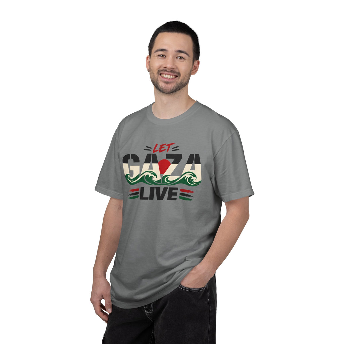 Let Gaza Live T-Shirt — Palestine Support Graphic Tee