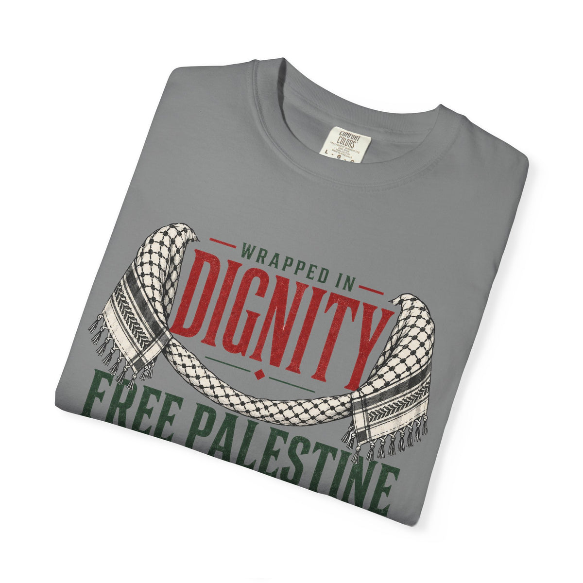 Wrapped in Dignity "Free Palestine" T-Shirt - UNISEX Tee