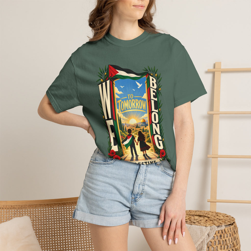 FREE Palestine "To Tomorrow We Belong" Graphic T-Shirt