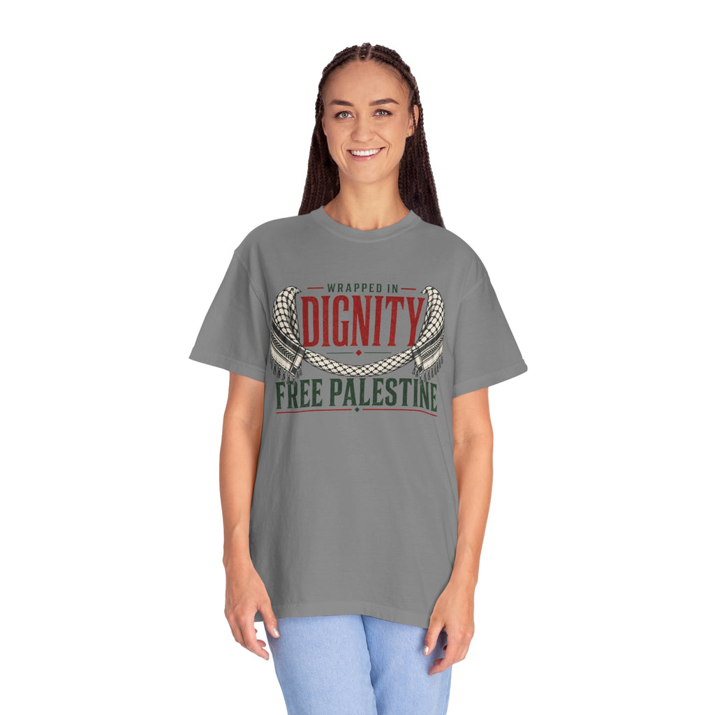 Wrapped in Dignity "Free Palestine" T-Shirt - UNISEX Tee