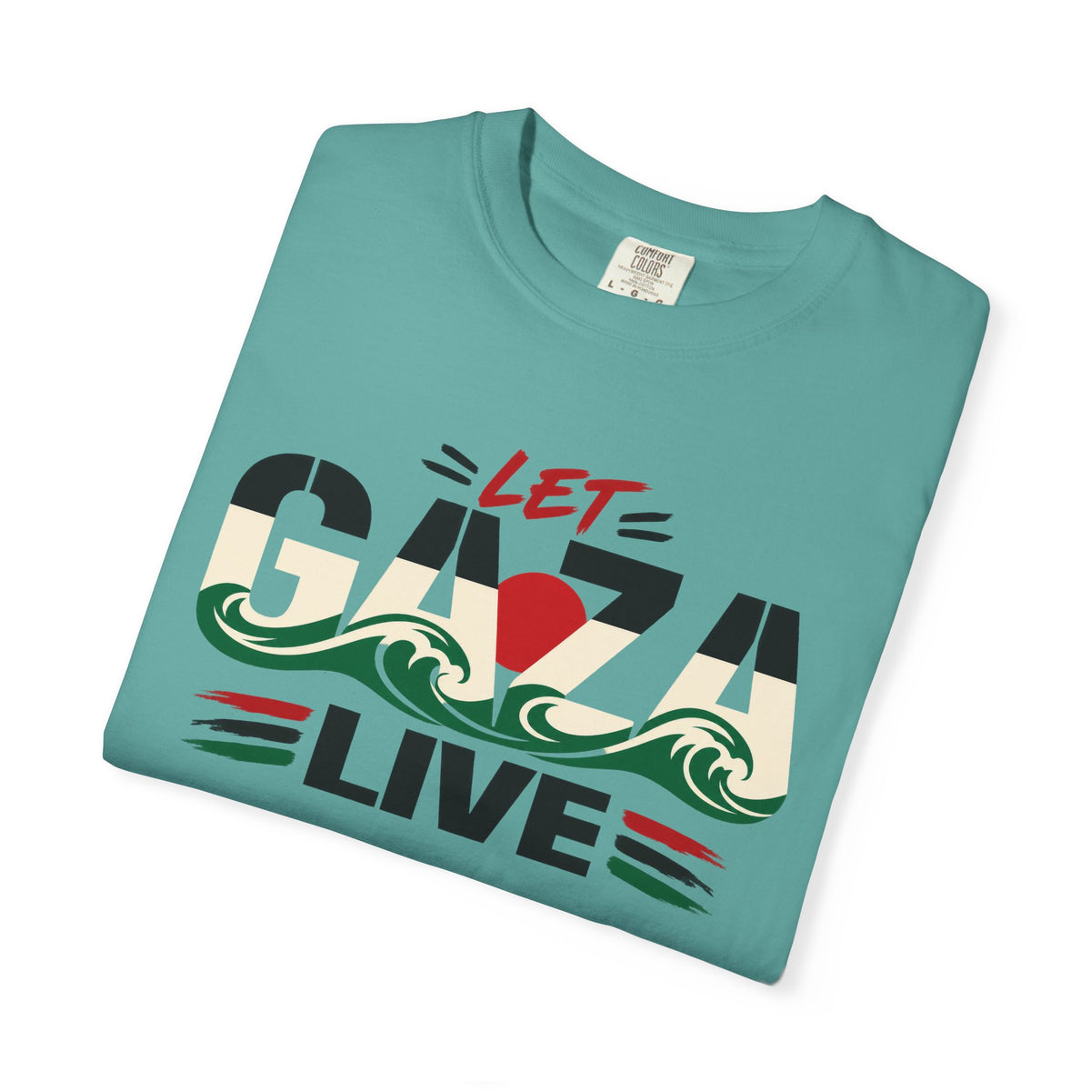 Let Gaza Live T-Shirt — Palestine Support Graphic Tee