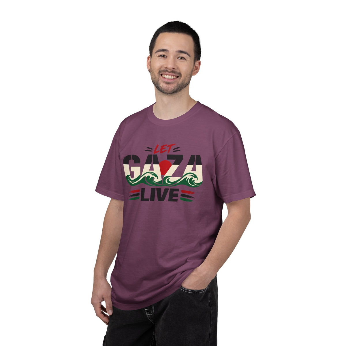 Let Gaza Live T-Shirt — Palestine Support Graphic Tee