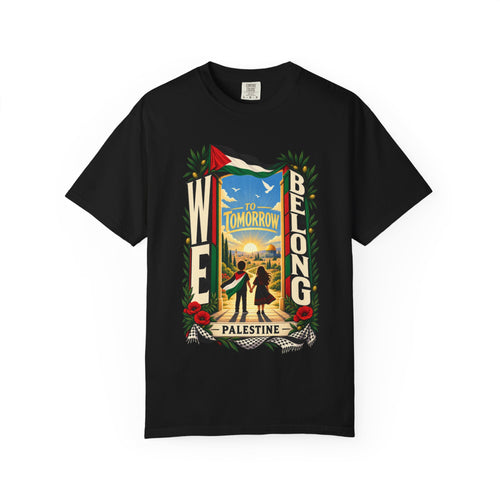 FREE Palestine "To Tomorrow We Belong" Graphic T-Shirt