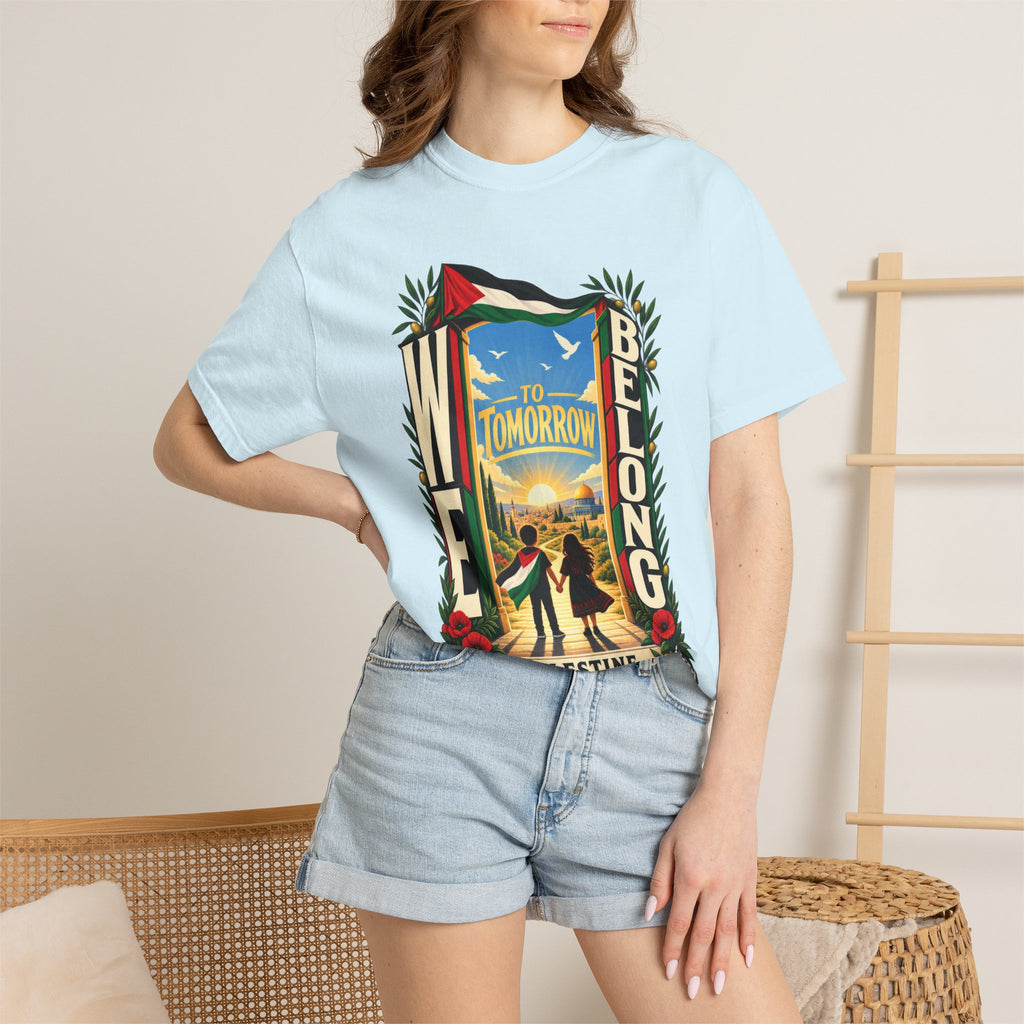 FREE Palestine "To Tomorrow We Belong" Graphic T-Shirt