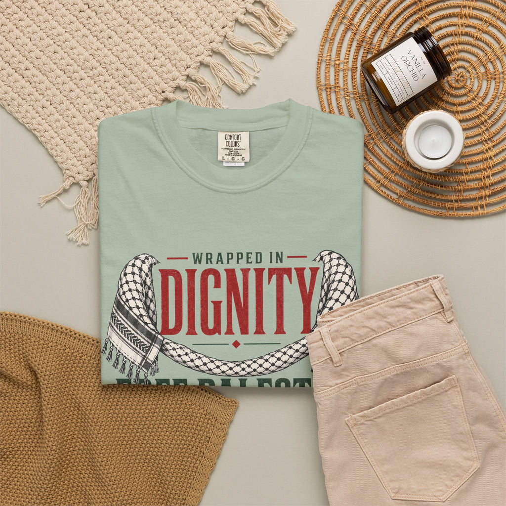 Wrapped in Dignity "Free Palestine" T-Shirt - UNISEX Tee