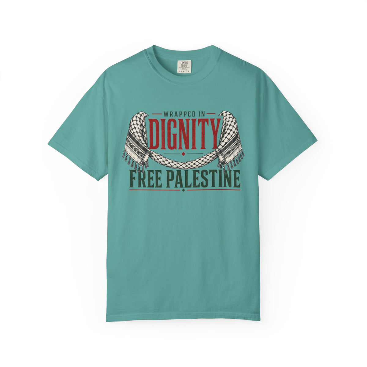 Wrapped in Dignity "Free Palestine" T-Shirt - UNISEX Tee