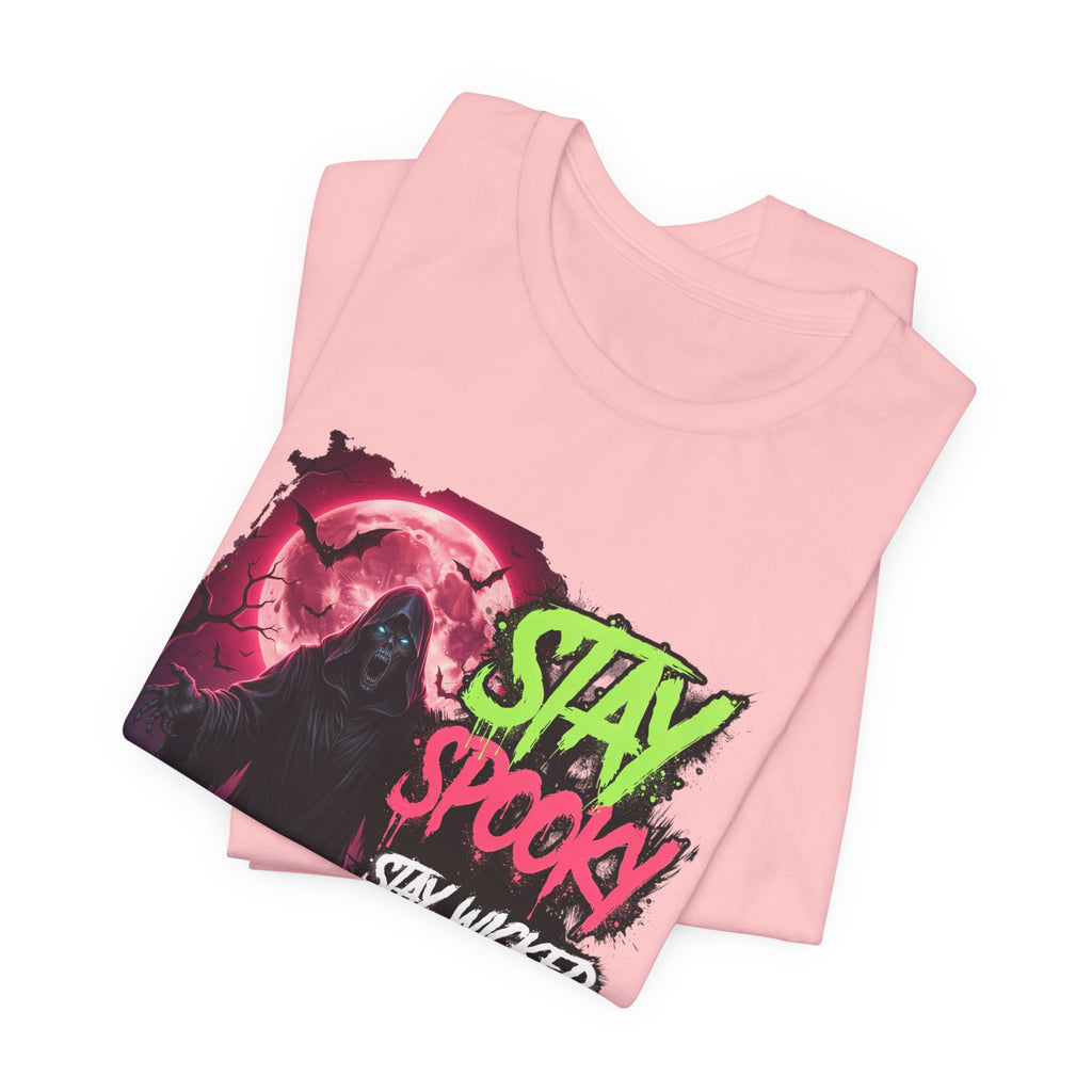 Stay Spooky Halloween T‑Shirt — "Stay Spooky, Stay Wicked, It’s Halloween Forever"