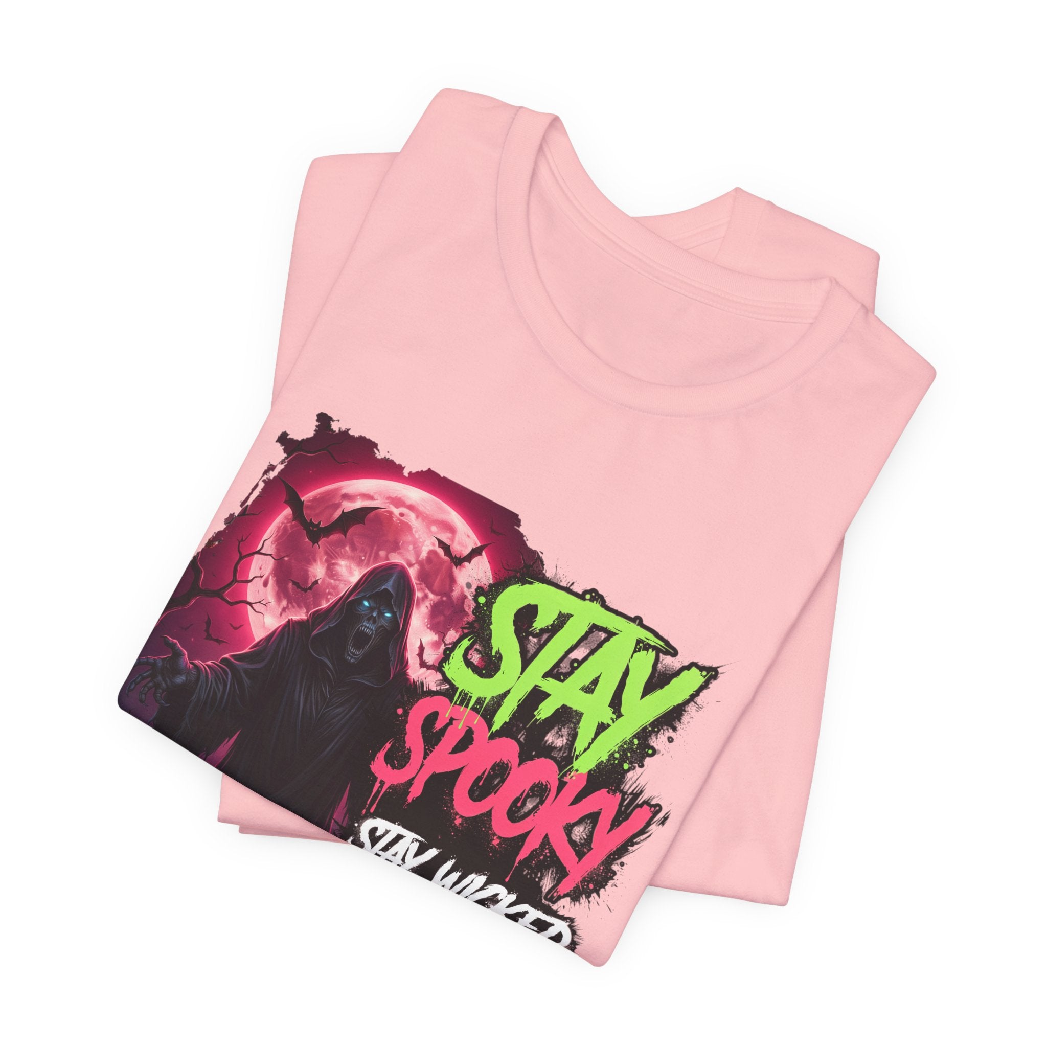 Stay Spooky Halloween T‑Shirt — "Stay Spooky, Stay Wicked, It’s Halloween Forever"