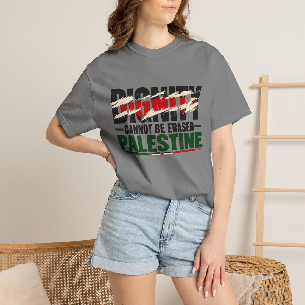 Dignity Cannot Be Erased - Free Palestine T-Shirt