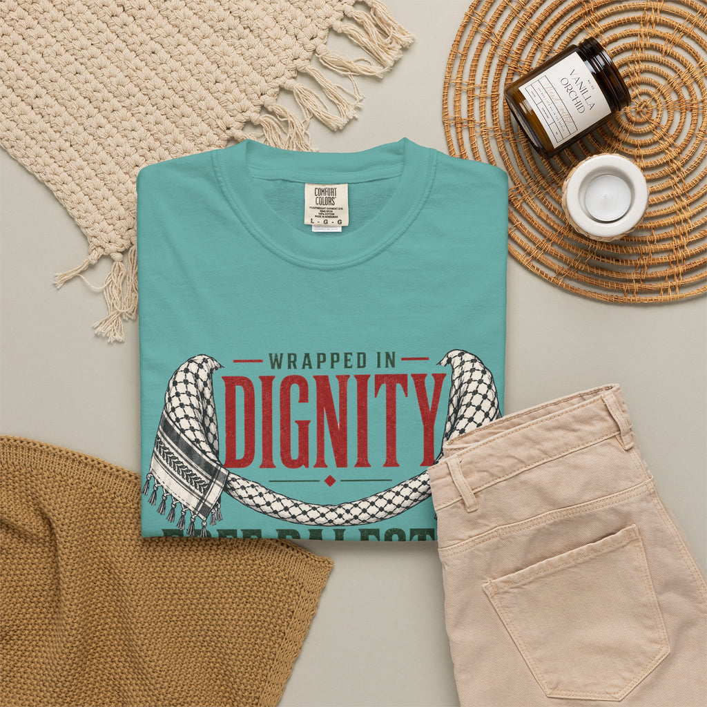 Wrapped in Dignity "Free Palestine" T-Shirt - UNISEX Tee