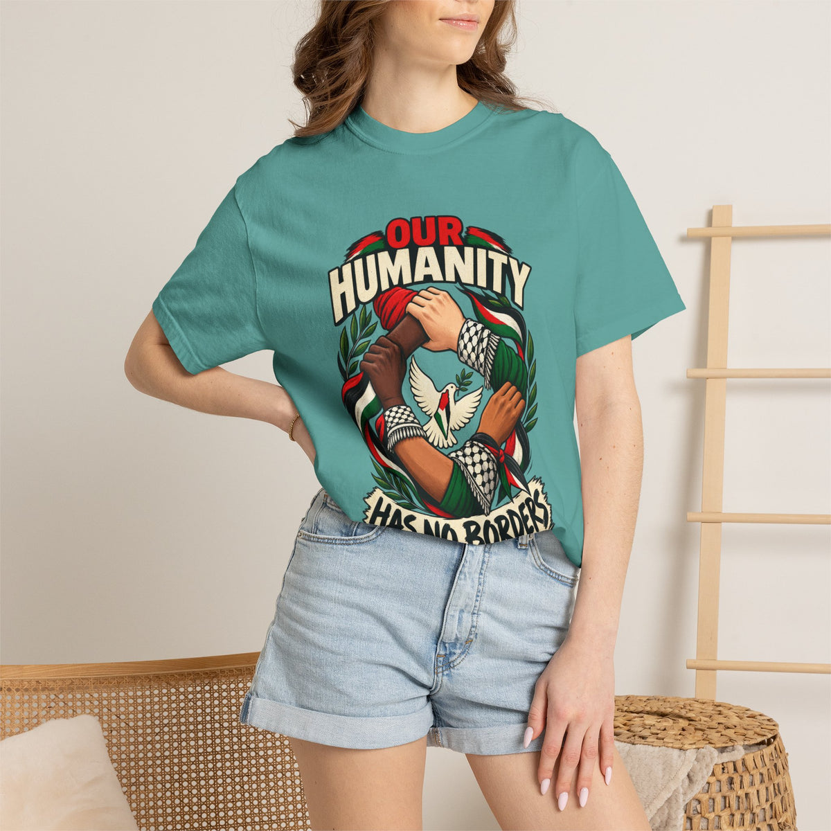 Humanity Has No Borders T-Shirt - Stand With Palestine T-Shirt