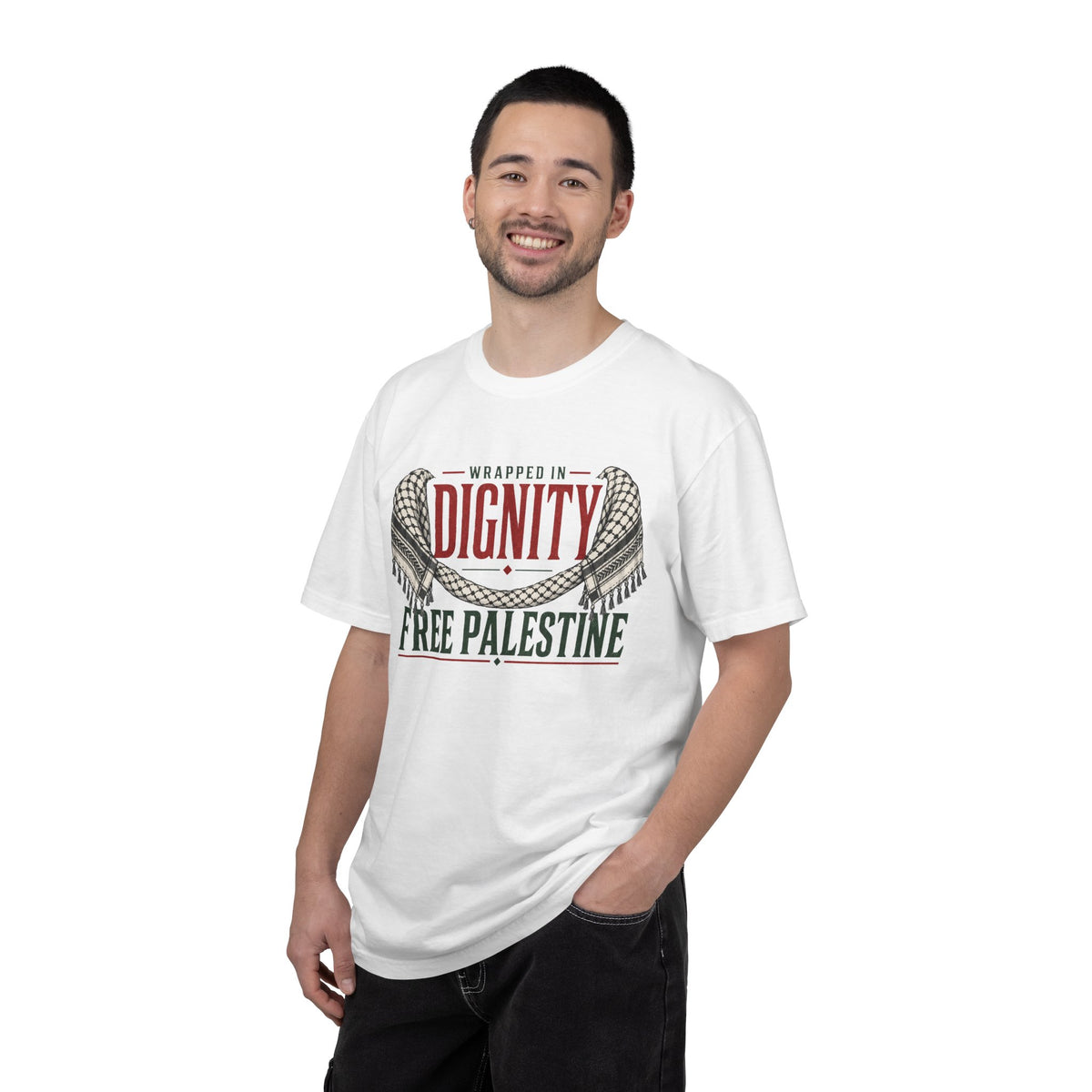 Wrapped in Dignity "Free Palestine" T-Shirt - UNISEX Tee