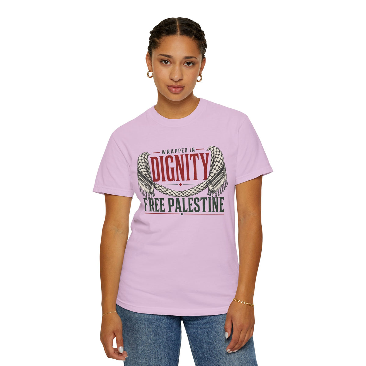Wrapped in Dignity "Free Palestine" T-Shirt - UNISEX Tee
