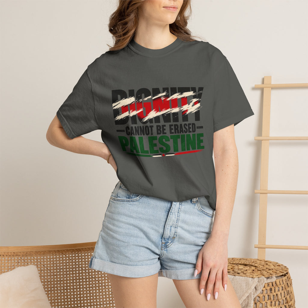 Dignity Cannot Be Erased - Free Palestine T-Shirt