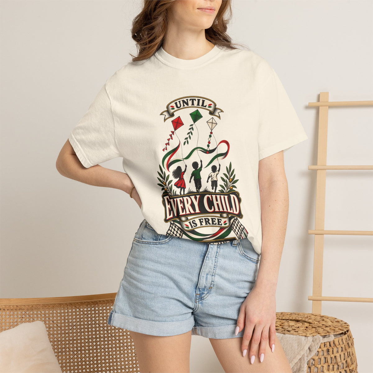Every Child Is Free Palestine T-Shirt — Solidarity Graphic Tee